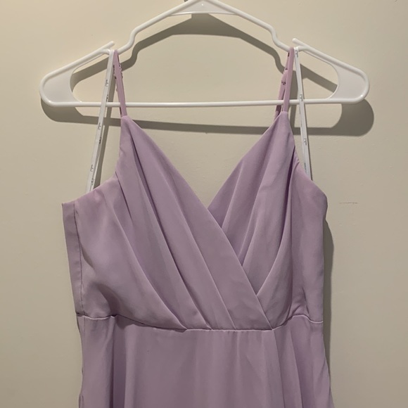 Lilac Purple Elegant Dress - Picture 2 of 6